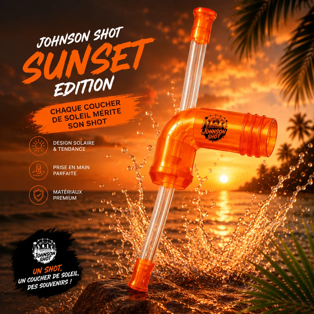 JOHNSON SHOT Orange Sunset — édition officielle